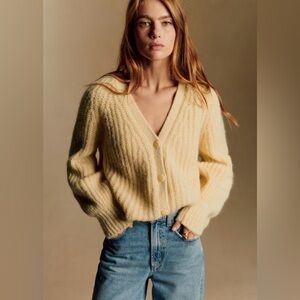 Sézane Basile Pastel Yellow Small